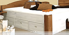 Jabo Bett Multi Kiefer massiv Colormix