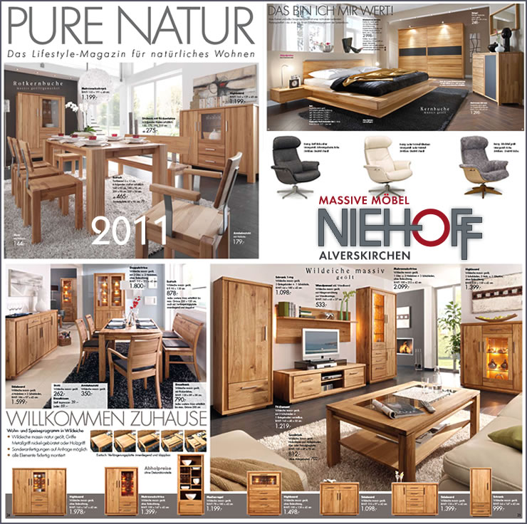 Pure natur Möbel Katalog