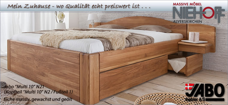 Jabo -  massivholz Betten und Schr&auml;nke in Eiche