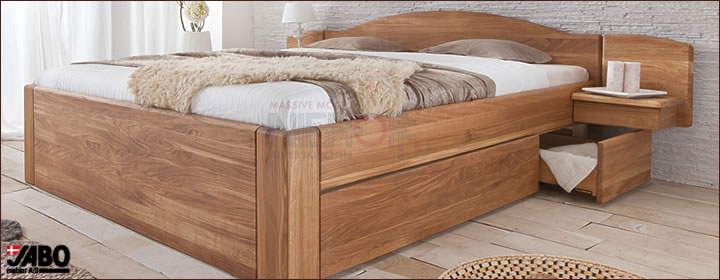multi+10 N21 Jabo Bett in massiver Eiche